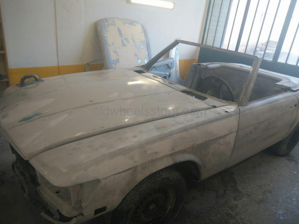 Mercedes-Benz SL450 is almost ready for the final painting!